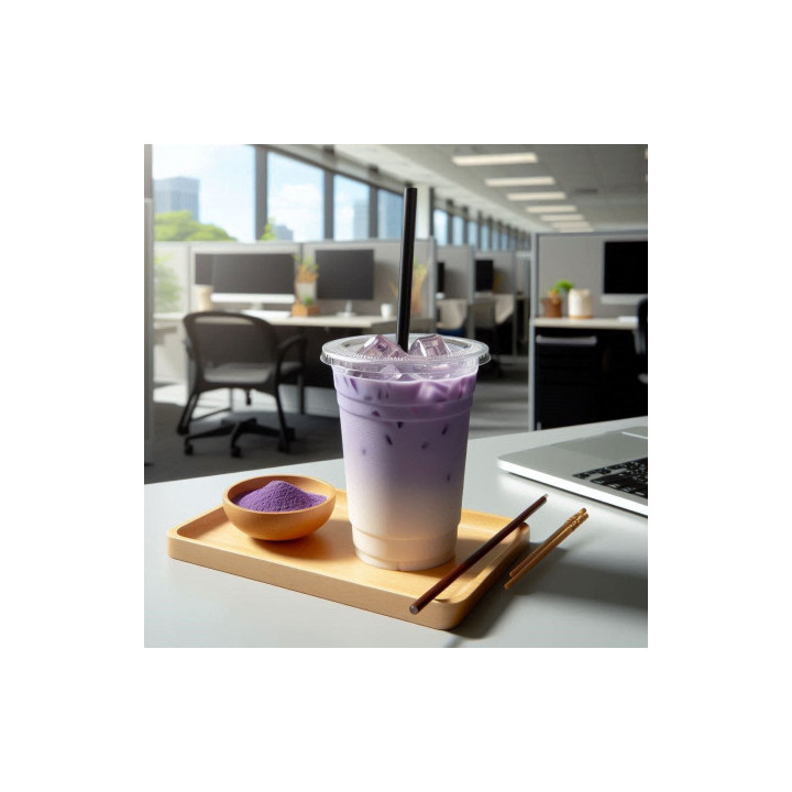 Taro Latte Helado 16 oz